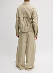 Luxe Spring Twill Bomber | Tibi