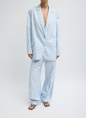 Garment Dyed Silky Cotton Liam Blazer | Tibi