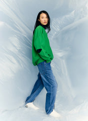 Cocoon Crewneck Sweatshirt | Tibi