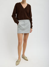 Compact Tech Knit Mini Skirt | Tibi