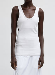 Ribbed Racerback Tank | Tibi