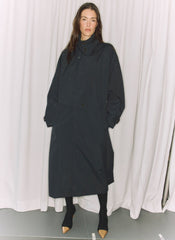 Double Collar Frank Trench | Tibi