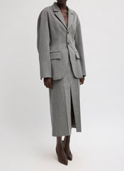 Structured Wool Sculpted Blazer | Tibi