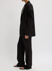 Viscose Suiting Hinged Sleeve Blazer | Tibi
