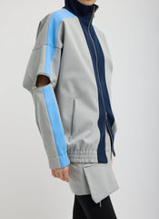 Compact Tech Knit Bomber | Tibi
