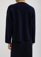 Double Faced Cashmere Oversized Easy Sweater | Tibi