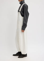 White Denim Jumpsuit | Tibi