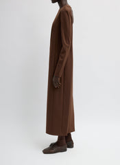 Compact Ultra Stretch Knit Dress With Cut Out Back | Tibi
