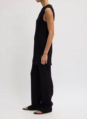 Viscose Plisse Sleeveless Bias Short Tunic Dress | Tibi