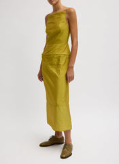 Chassis Hoop Strappy Dress | Tibi
