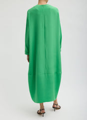 4-Ply Silk Long Sleeve Cocoon Dress | Tibi