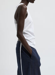 Shirred Back Tank | Tibi
