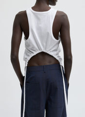 Shirred Back Tank | Tibi