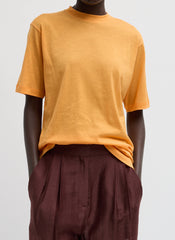Sheer Crepe Knit Mock Unisex T-Shirt | Tibi