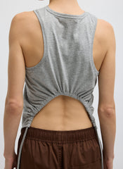 Shirred Back Tank | Tibi