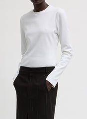 Compact Ultra Stretch Cut Out Back Top | Tibi
