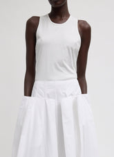 Crewneck Racerback Bodysuit | Tibi