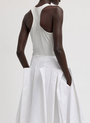 Crewneck Racerback Bodysuit | Tibi