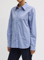 Flocked Oxford Classic Men's Shirt | Tibi