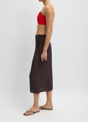 Summer Slip Wrap Skirt | Tibi