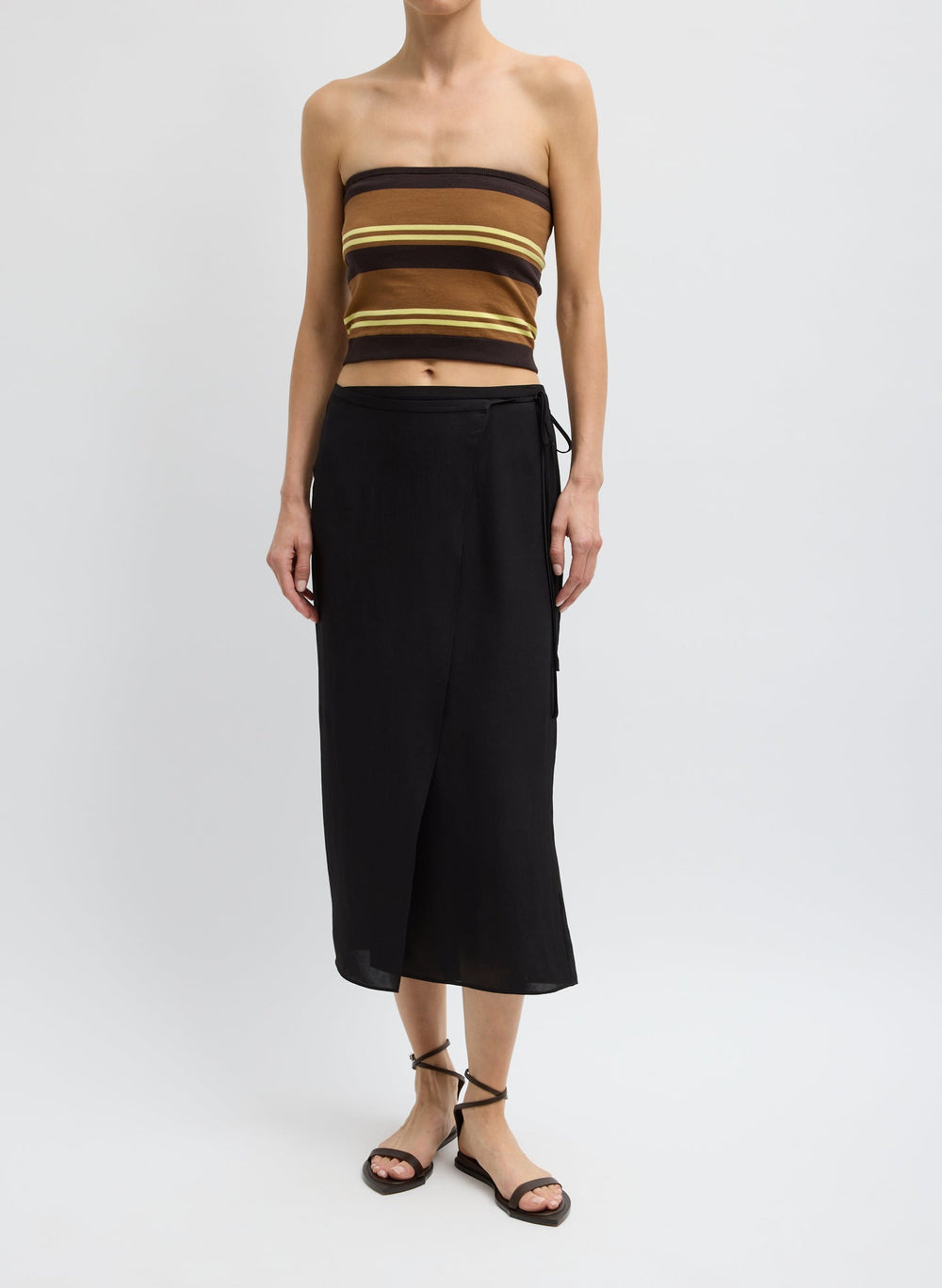 Summer Slip Wrap Skirt | Tibi