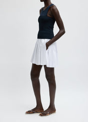 Summer Nylon Pull On Mini Skirt | Tibi