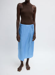 Summer Slip Wrap Skirt | Tibi