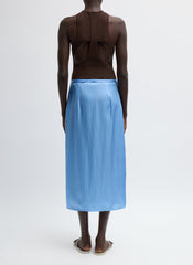 Summer Slip Wrap Skirt | Tibi