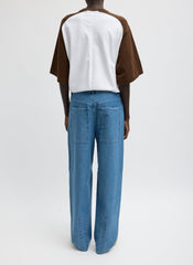 Denim Interlock Mica Jean | Tibi