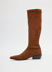 Faux Suede Bronson Boot - Narrow Calf | Tibi