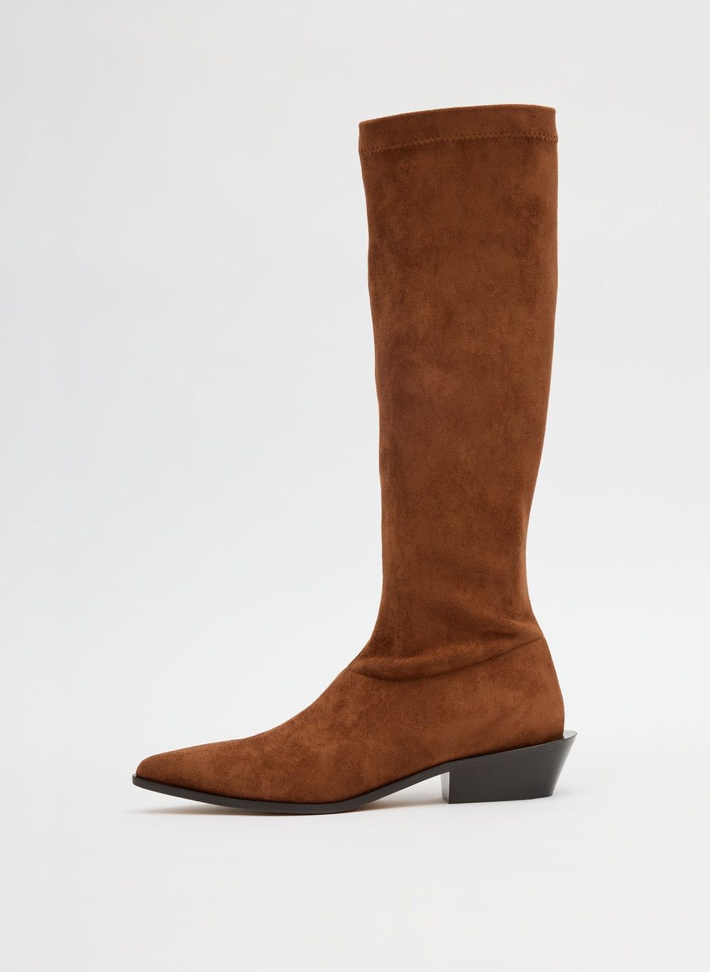 Faux Suede Bronson Boot - Regular Calf | Tibi