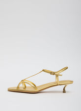 Christopher Metallic Nappa Heel | Tibi