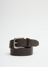 Classic Men's Tooled Leather Belt | Tibi