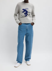 Soft Wool Ski Shrunken Sweater | Tibi