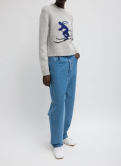 Soft Wool Ski Shrunken Sweater | Tibi