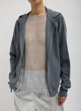 Double Faced Cashmere Hoodie | Tibi