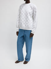 Cozy Quilting Sweatshirt | Tibi