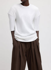 Perfect Hinged Sleeve T-Shirt | Tibi