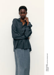 Ultra Light Silk Tencel Oversized Shirt | Tibi