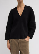 Viscose Plisse Hinged Long Sleeve Top | Tibi