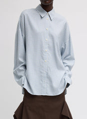 Linus Check Oversized Shirt | Tibi
