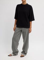 Sable Oversized Easy T-Shirt | Tibi