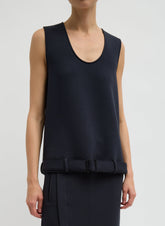 Bonded Viscose Tank Top | Tibi