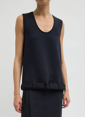 Bonded Viscose Tank Top | Tibi