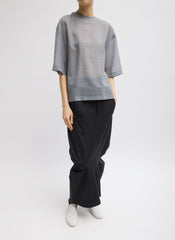 Sheer Wool Gauze Easy T-Shirt | Tibi