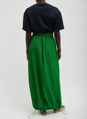 Italian Sporty Nylon Maxi Anorak Skirt | Tibi