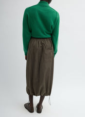 Italian Sporty Nylon Midi Anorak Skirt | Tibi