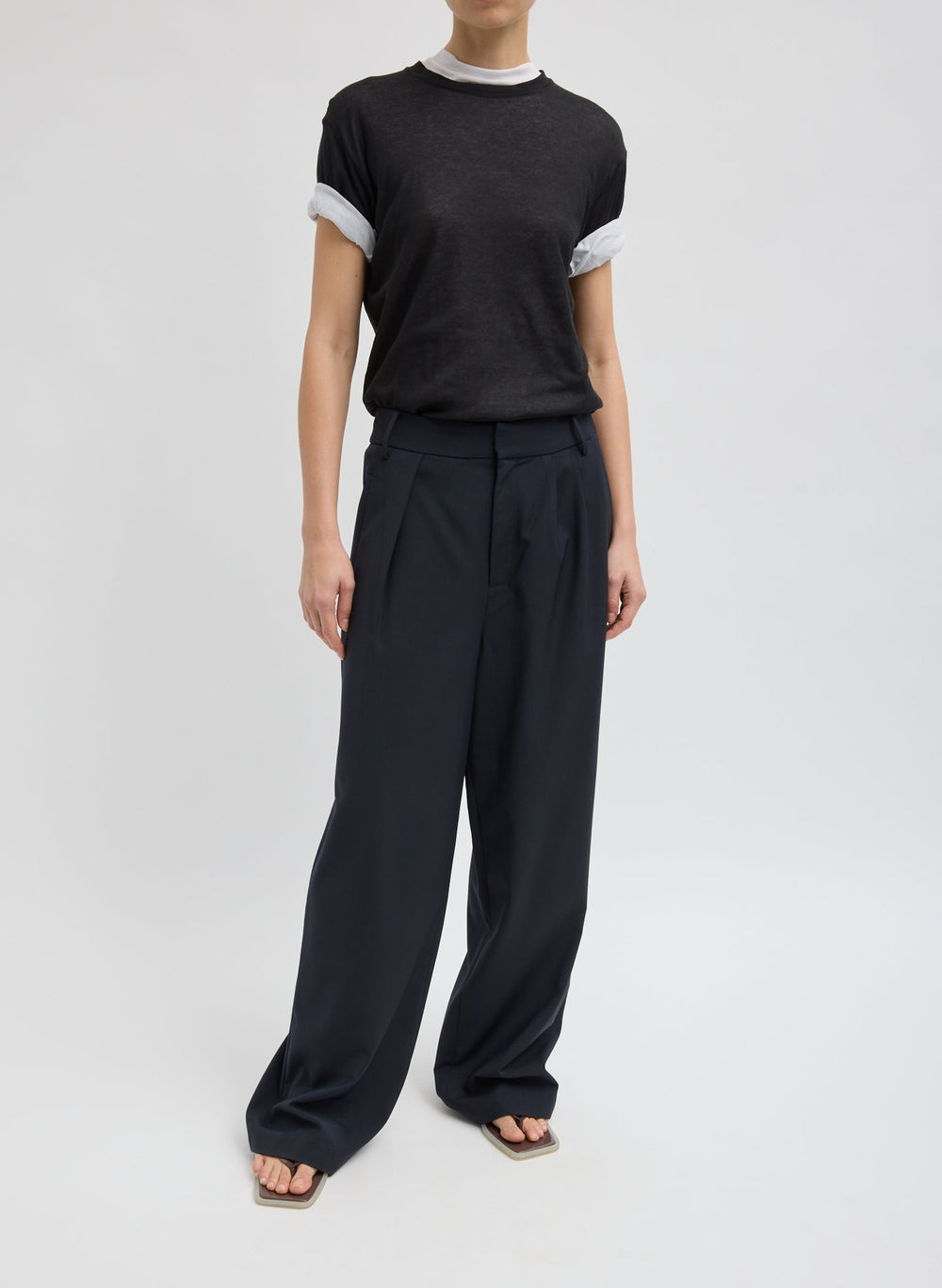 Tropical Wool Stella Pant | Tibi