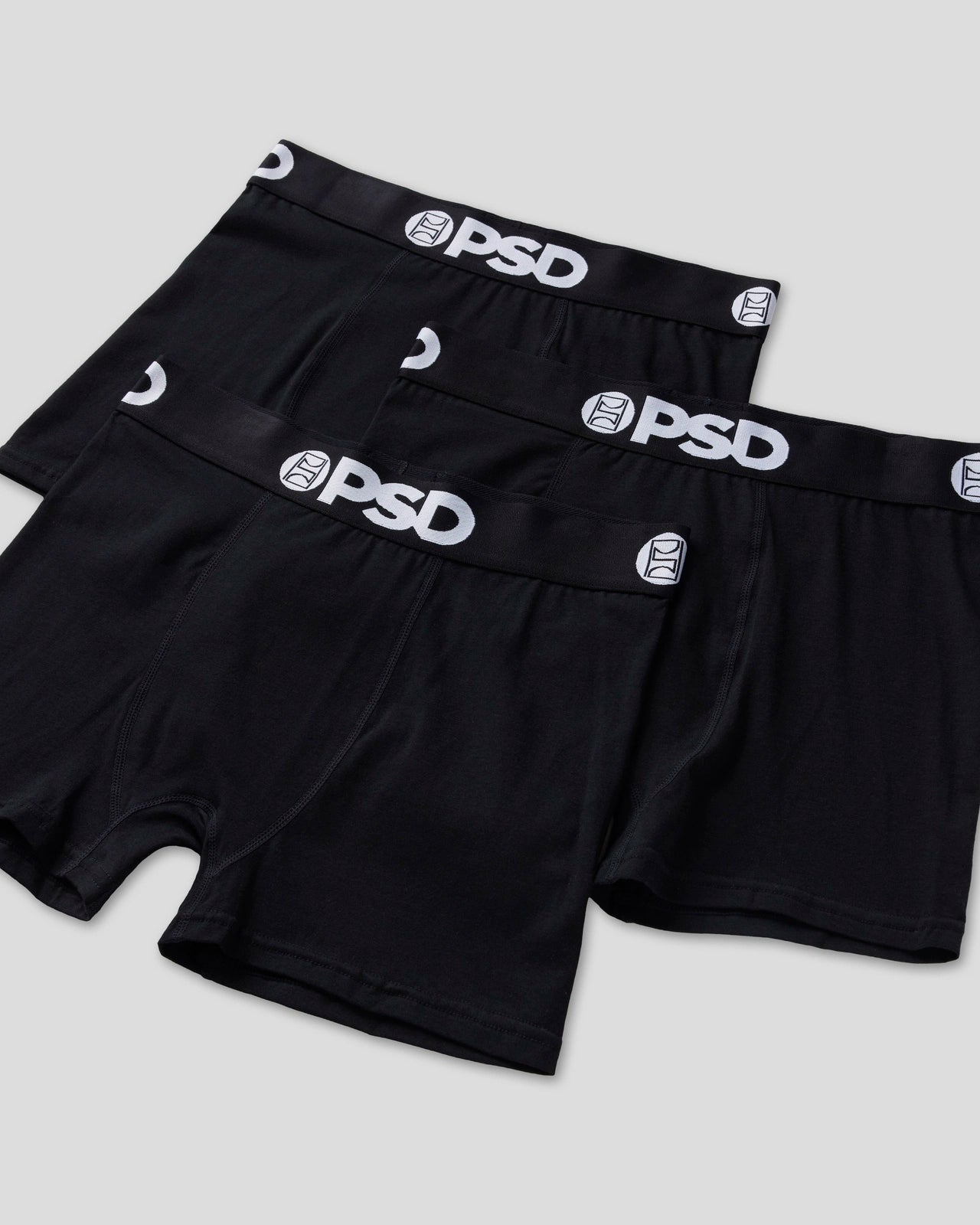 PSD Solids 3 Pack - Black - Trunk - Cotton