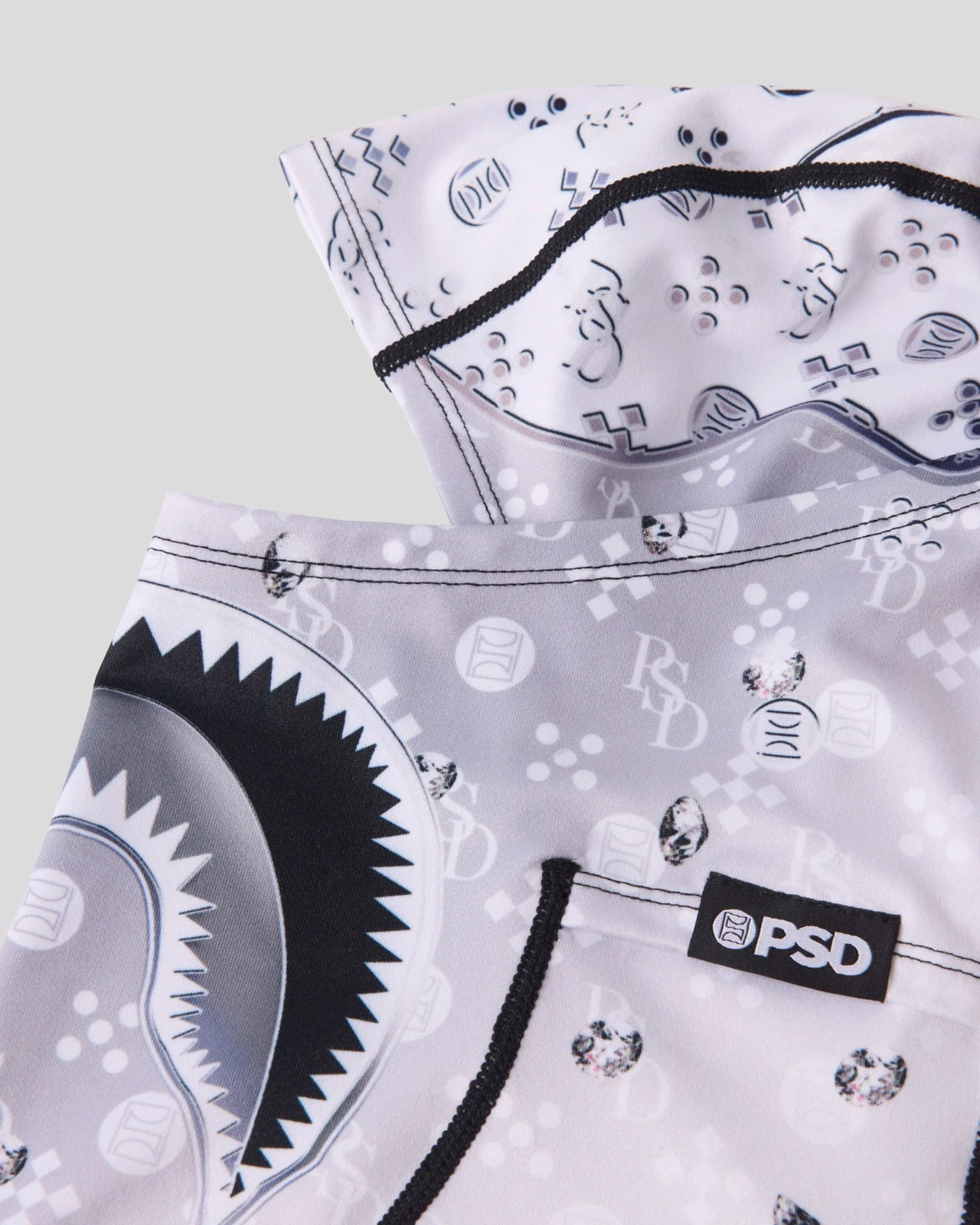 PSD Warface White Diamond - Hooded Mask
